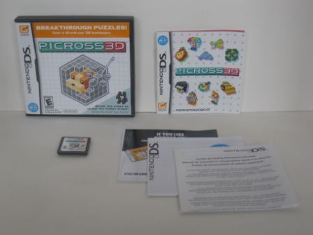 Picross 3D (CIB) - Nintendo DS Game